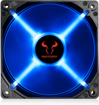 Вентилятор 120 мм RIOTORO CROSS-X CLASSIC FB120 Blue LED (RTF-120SP-BLED)